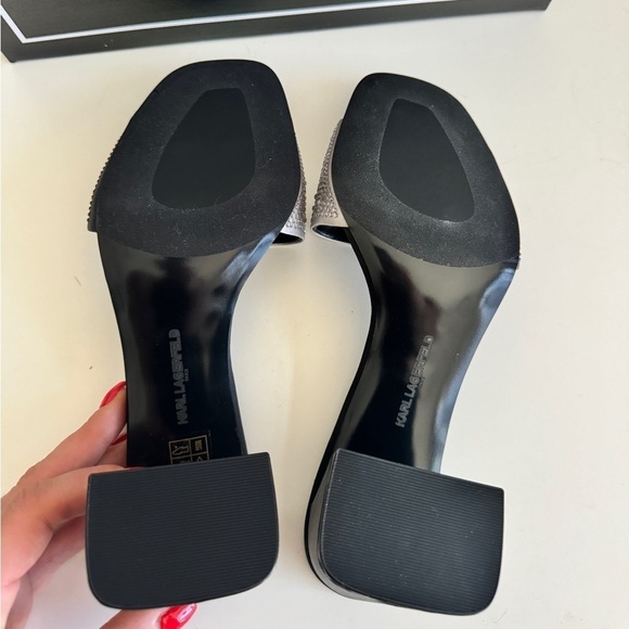 New KARL LAGERFELD Sandal Women's - Size 9 - Picture 2 of 7